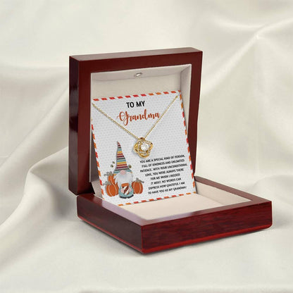 Gift for Grandma - Needed It Most - Love Knot Pendant Necklace - Mallard Moon Gift Shop