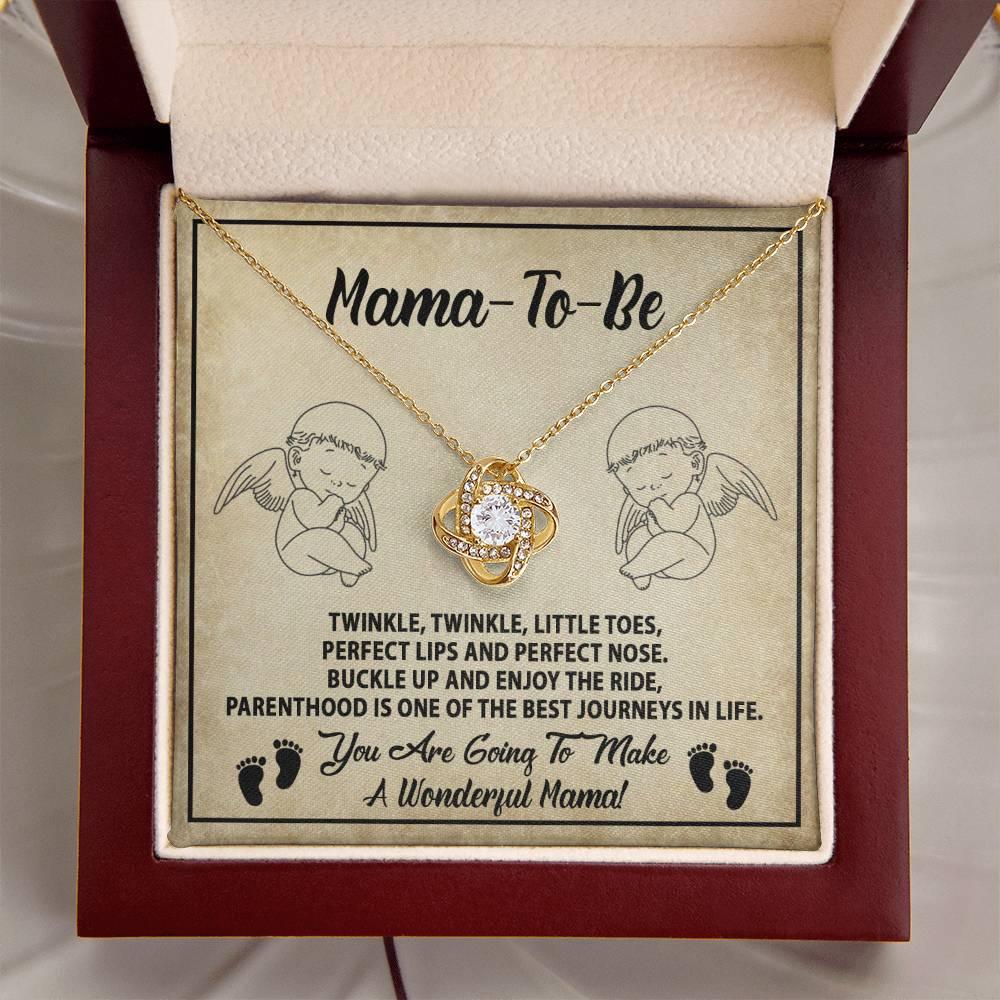 Mama To Be-Enjoy The Ride To My Mom - Love Knot Necklace - Mallard Moon Gift Shop