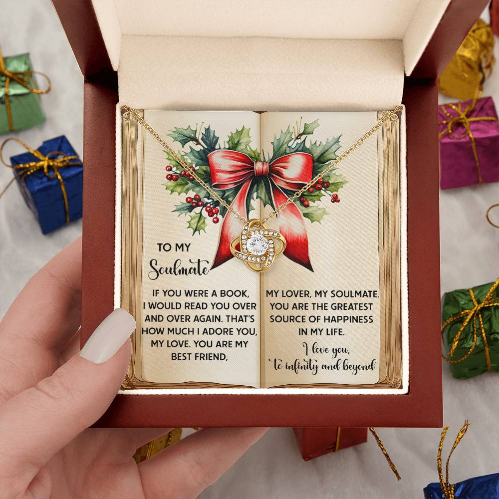 Gift for Soulmate - Over Again - Love Knot Pendant Necklace - Mallard Moon Gift Shop