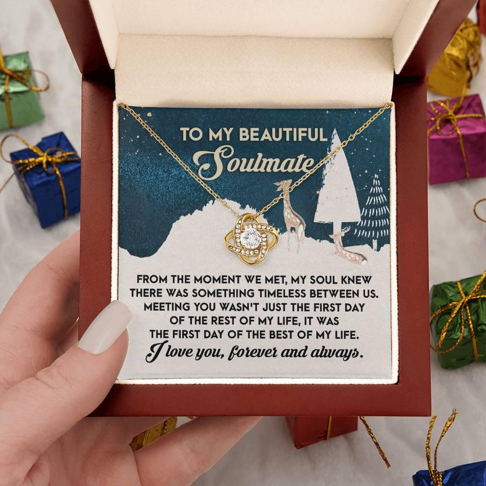 Gift for Soulmate - Between Us - Love Knot Pendant Necklace - Mallard Moon Gift Shop