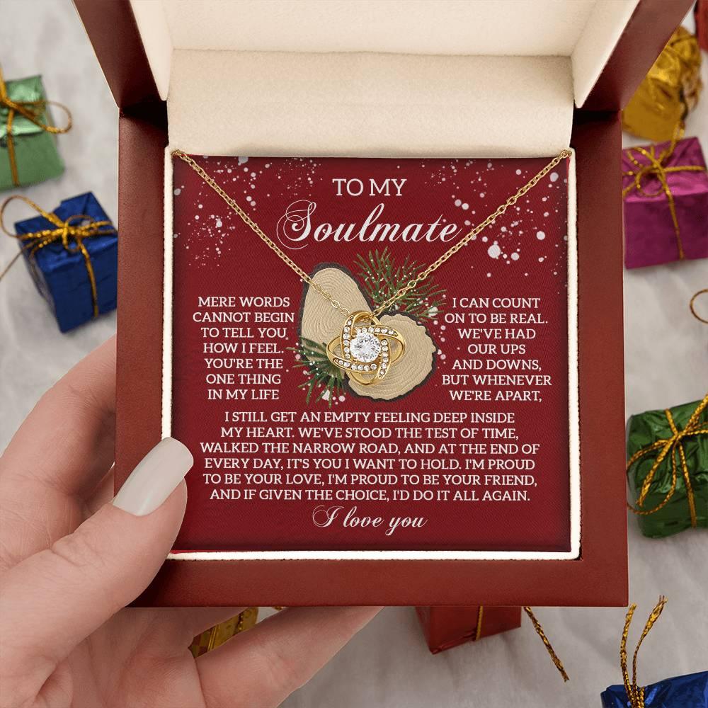 Gift for Soulmate - Test Of Time - Love Knot Pendant Necklace - Mallard Moon Gift Shop