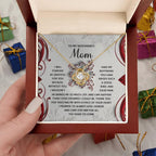 Gift for Boyfriend's Mom - I Could Be - Love Knot Pendant Necklace