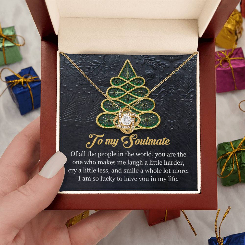 Gift for Soulmate - In My Life - Love Knot Pendant Necklace - Mallard Moon Gift Shop
