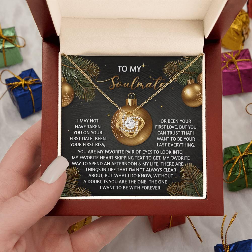 Gift for Soulmate - Without A Doubt - Love Knot Pendant Necklace - Mallard Moon Gift Shop