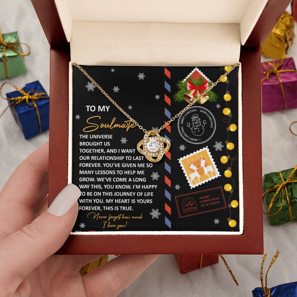 Gift for Soulmate - This Is True - Love Knot Pendant Necklace - Mallard Moon Gift Shop