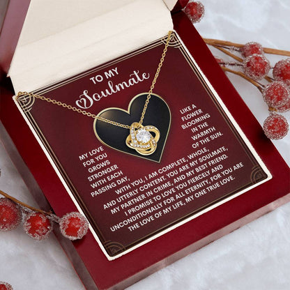 Gift for Soulmate - One True Love - Love Knot Pendant Necklace - Mallard Moon Gift Shop