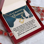 Gift for Soulmate - Between Us - Love Knot Pendant Necklace