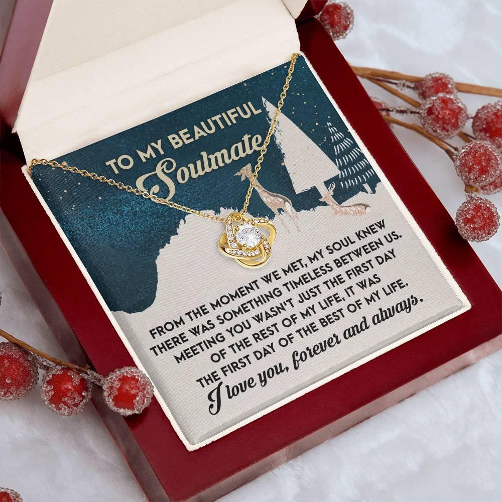 Gift for Soulmate - Between Us - Love Knot Pendant Necklace - Mallard Moon Gift Shop