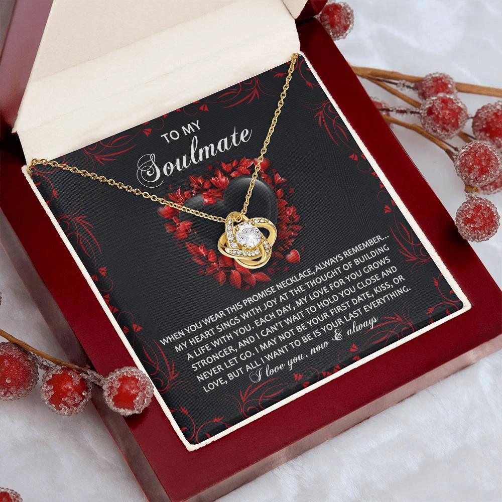 To My Soulmate - Love Knot Necklace – A Promise of Eternal Love and Devotion