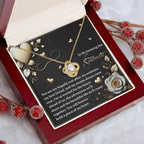 To My Smoking Hot Soulmate - Heartfelt Message Card with Love Knot Necklace