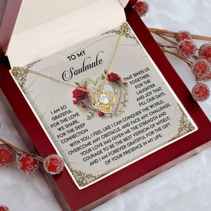 Gift for Soulmate - Our Days - Love Knot Pendant Necklace - Mallard Moon Gift Shop