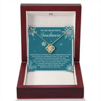 Gift for Soulmate - A Team - Love Knot Pendant Necklace