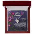 Romantic Anniversary, Valentine's Day Gift for Soulmate, Wife, Girlfriend - Unspoken Promise - Love Knot Pendant Necklace