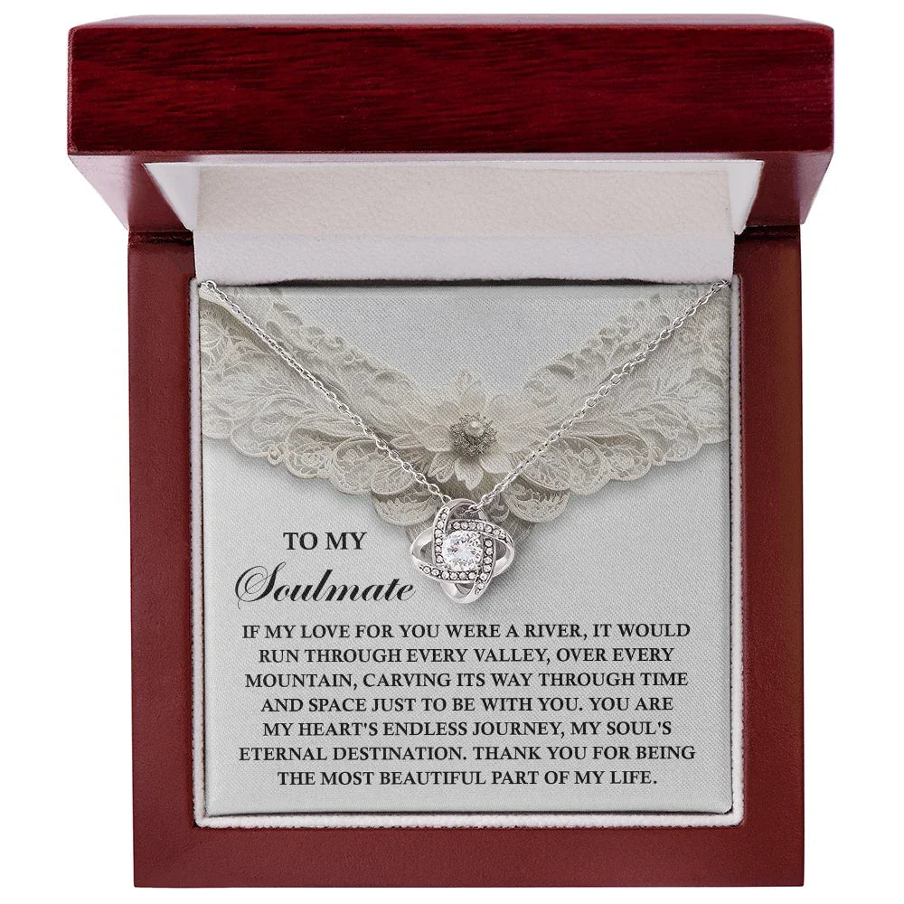 Romantic Love Knot Necklace – Celebrate Your Endless Journey Together