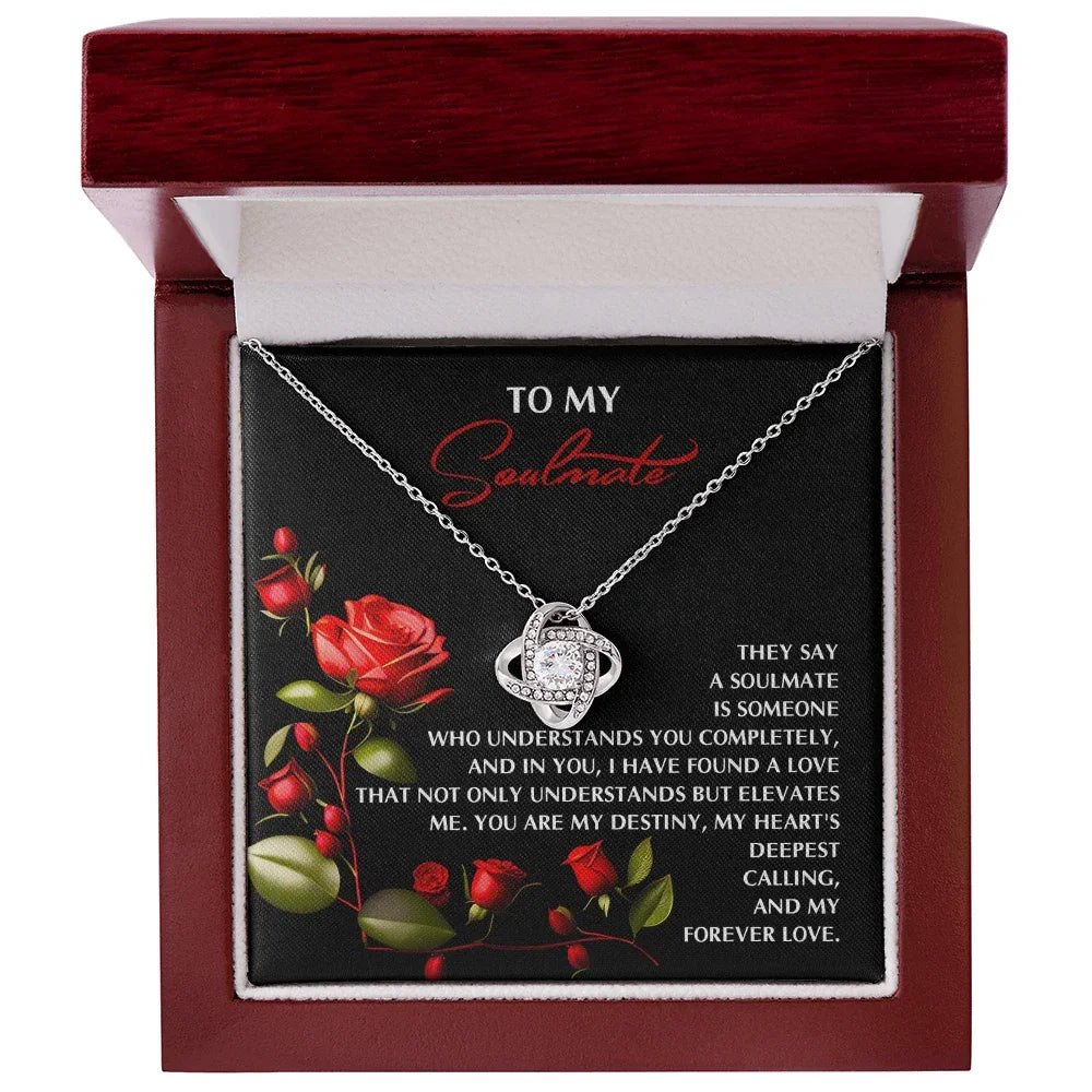 Soulmate Love Knot Necklace – A Timeless Gift for Your Forever Love