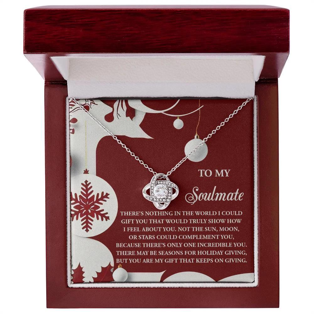 Gift for Soulmate - Holiday Giving - Love Knot Pendant Necklace