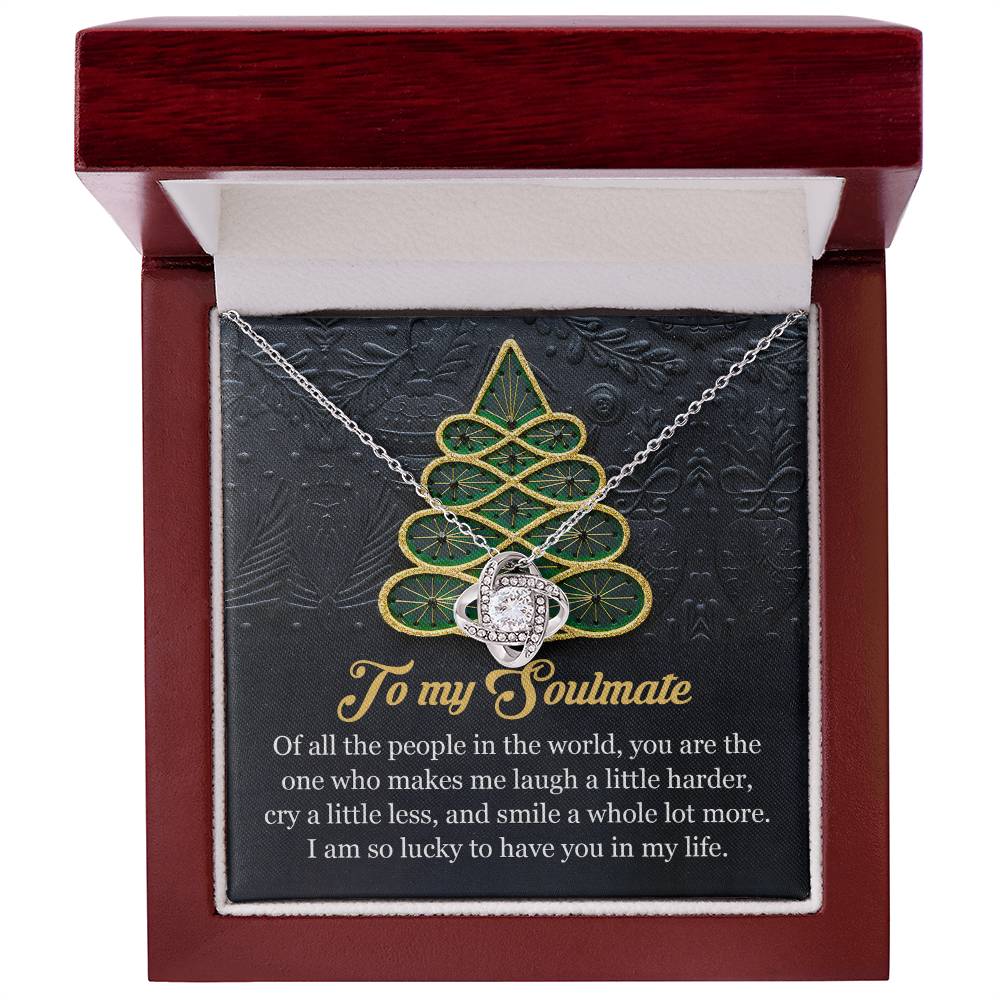 Gift for Soulmate - In My Life - Love Knot Pendant Necklace - Mallard Moon Gift Shop