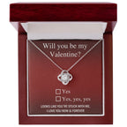 Valentine Love Knot Necklace - Just Say Yes