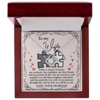Wife Wedding Day Gift We Will Be As One Love Knot Pendant Necklace