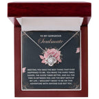 To My Gorgeous Soulmate - Love Knot Necklace – A Romantic Valentine’s Gift to Celebrate Your Beautiful Journey Together