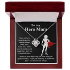 Mom-The Perfect Mother To My Mom - Love Knot Necklace
