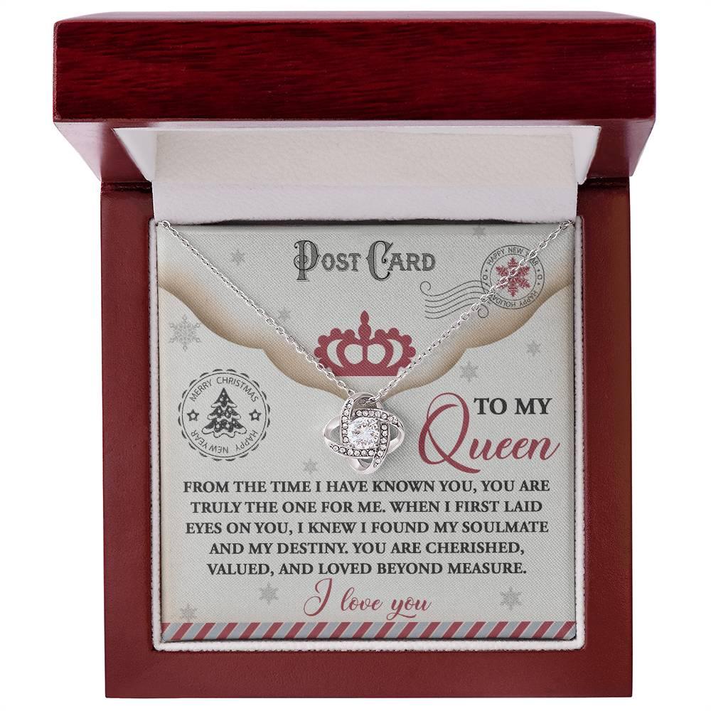 Gift for Soulmate - The One - Love Knot Pendant Necklace - Mallard Moon Gift Shop