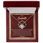Gift for Soulmate - To Be With - Love Knot Pendant Necklace