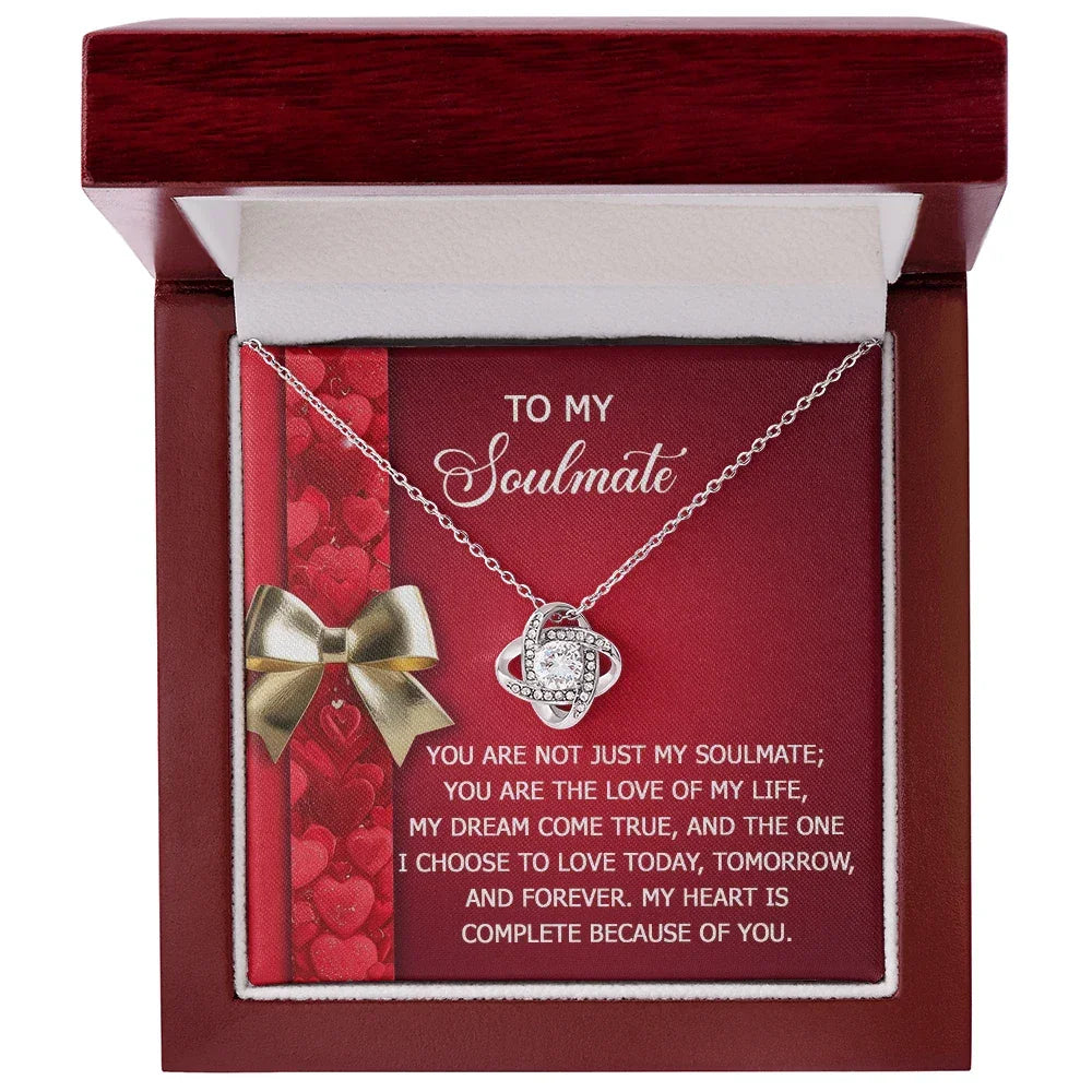 To My Soulmate Necklace - Express Your Love That Lasts Forever