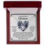 To My Beautiful Soulmate - Love Knot Necklace – A Romantic Gift to Celebrate Endless Love and Devotion