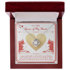 Wife Wedding Day Gift - The Queen - Love Knot Pendant Necklace