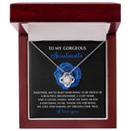 Romantic Gift for Wife or Girlfriend - Love Knot Pendant Necklace with Heartfelt Message for Soulmates