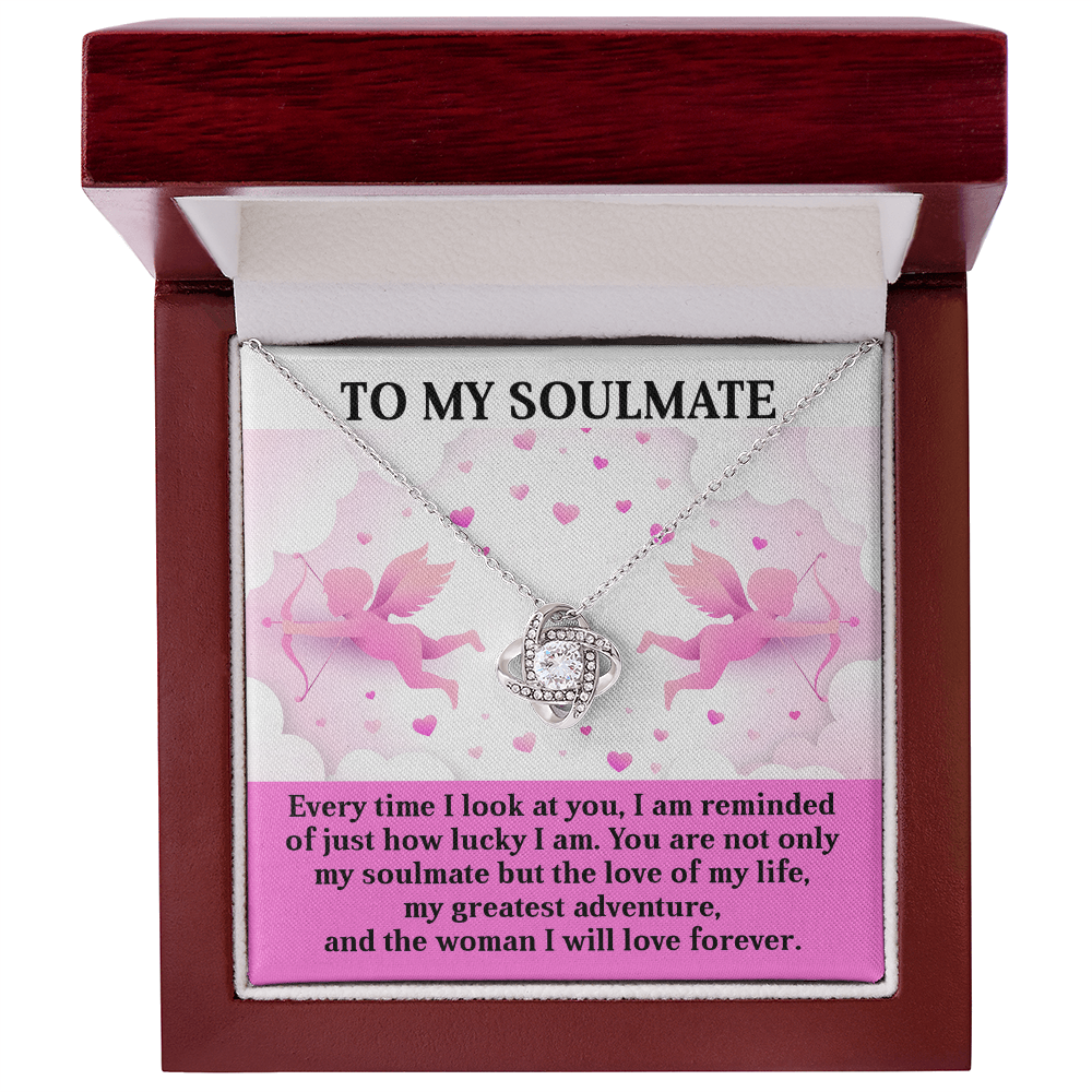 Romantic Soulmate Love Knot Necklace – Celebrate Your Greatest Adventure Together - Mallard Moon Gift Shop