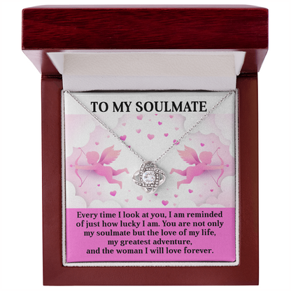 Romantic Soulmate Love Knot Necklace – Celebrate Your Greatest Adventure Together - Mallard Moon Gift Shop