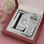To My Wife Your Last Everything Knot Pendant Necklace