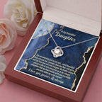 Daughter Gift - As You Are - Love Knot Pendant Necklace