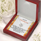 Thanksgiving Gift for Her – “Guided Me Through” Necklace with Message Card | Gratitude Jewelry for Mom, Sister, or Best Friend