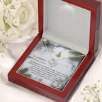 Gift for Mother-in-Law - Motherly Advice - Love Knot Pendant Necklace