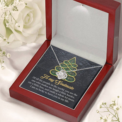 Gift for Soulmate - In My Life - Love Knot Pendant Necklace - Mallard Moon Gift Shop
