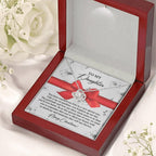 Gift for Daughter - Special Way - Love Knot Pendant Necklace