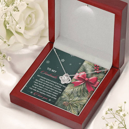 Gift for Soulmate - Beautiful World - Love Knot Pendant Necklace - Mallard Moon Gift Shop