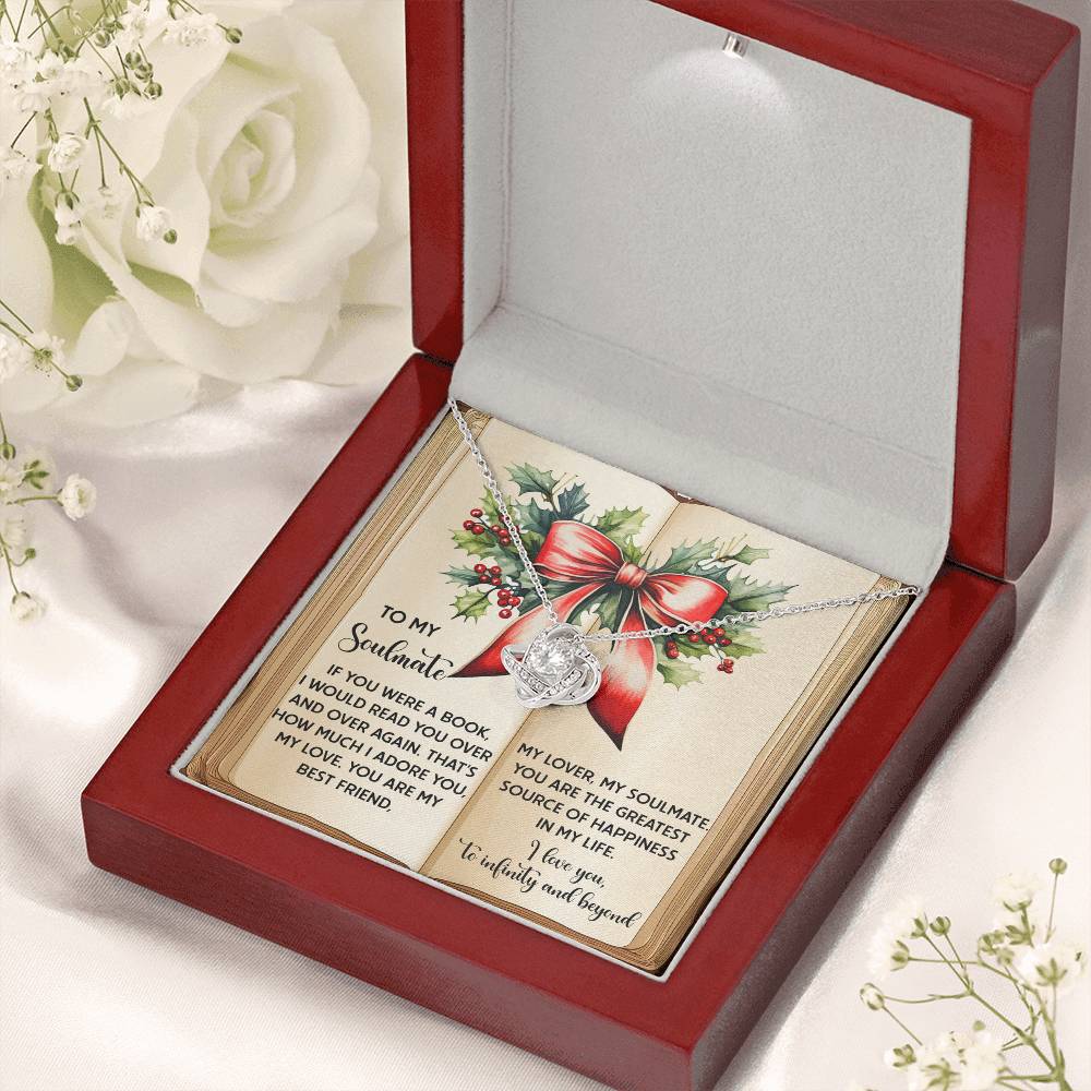 Gift for Soulmate - Over Again - Love Knot Pendant Necklace - Mallard Moon Gift Shop