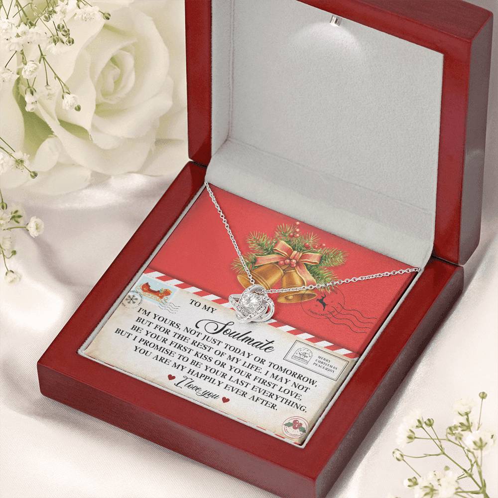 Gift for Soulmate - Happily Ever After - Love Knot Pendant Necklace - Mallard Moon Gift Shop