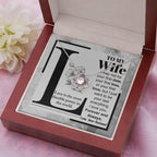 To My Wife Your Last Everything Knot Pendant Necklace