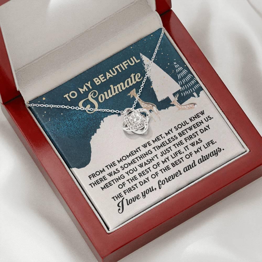 Gift for Soulmate - Between Us - Love Knot Pendant Necklace - Mallard Moon Gift Shop