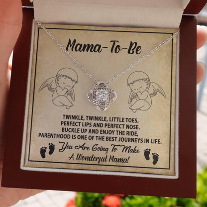 Mama To Be-Enjoy The Ride To My Mom - Love Knot Necklace - Mallard Moon Gift Shop
