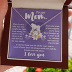 Gift for Mom from Son All the Ways You've Cared - Love Knot Necklace