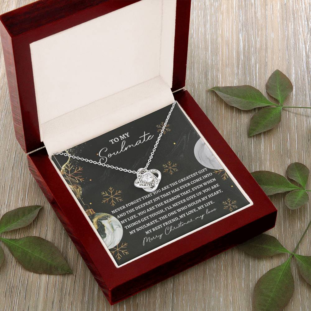 Gift for Soulmate - Greatest Gift - Love Knot Pendant Necklace - Mallard Moon Gift Shop