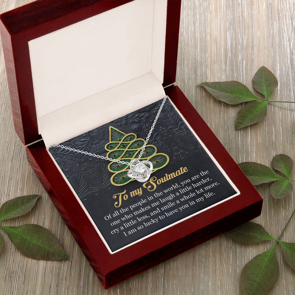 Gift for Soulmate - In My Life - Love Knot Pendant Necklace - Mallard Moon Gift Shop