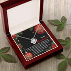Gift for Granddaughter - Proudest Moment - Love Knot Pendant Necklace