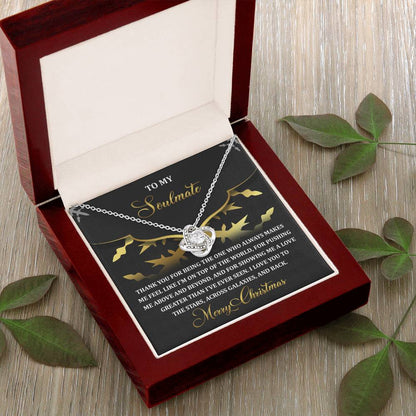 Gift for Soulmate - A Love - Love Knot Pendant Necklace - Mallard Moon Gift Shop